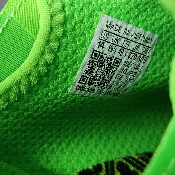 Adidas Adizero 12.0 Poison Football Cleats Bright Solar Green Mens Sz 14 IG7216 - Picture 8 of 9